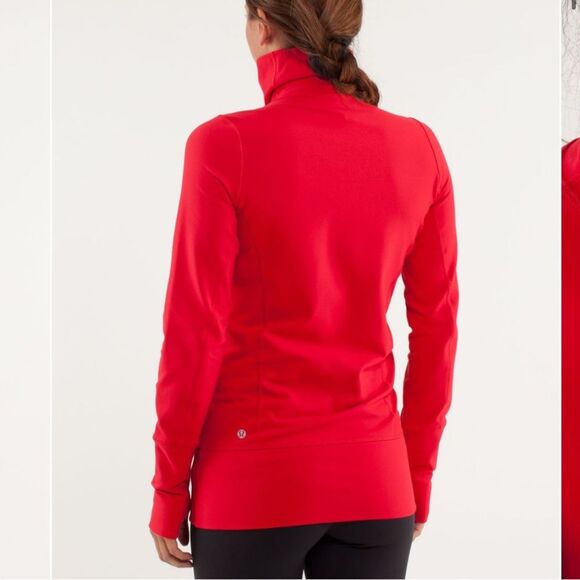 Lululemon In Stride Jacket Currant Red Womens size 8 - Picture 12 of 12
